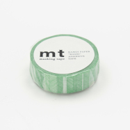 Masking Tape - Papierklebeband - Script Border Green