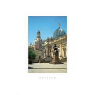 Postkarte Dresden - Gottfried Semper-Denkmal