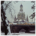 Postkarte Dresden - Augustusbrücke, Ständehaus und Frauenkirche im Winter