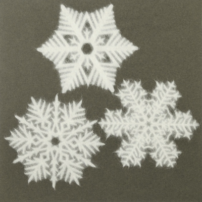 SNOWFLAKE Fensterbild Schneekristall - 3er Set Nr. 3